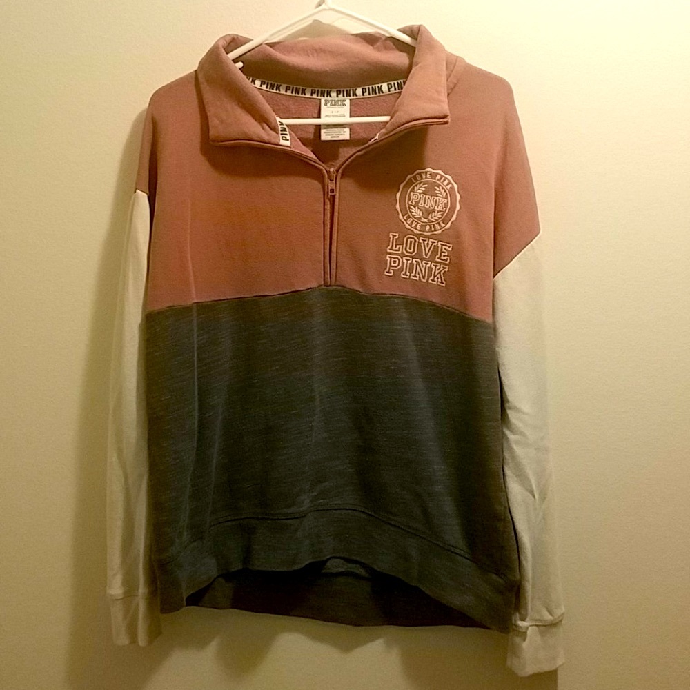 PINK VS Half zip sweatshirt - Picture 3 of 3